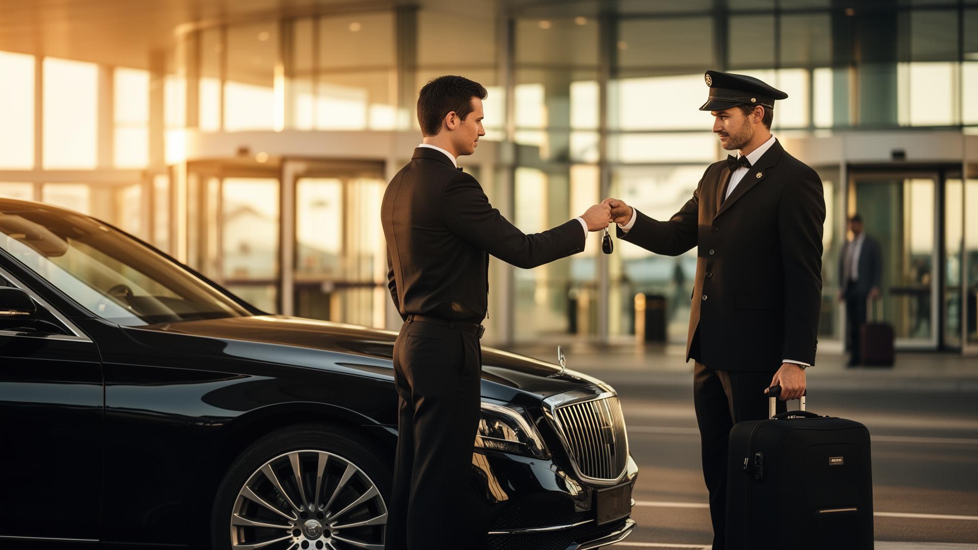 Valet-Parkservice am Flughafen-Terminal